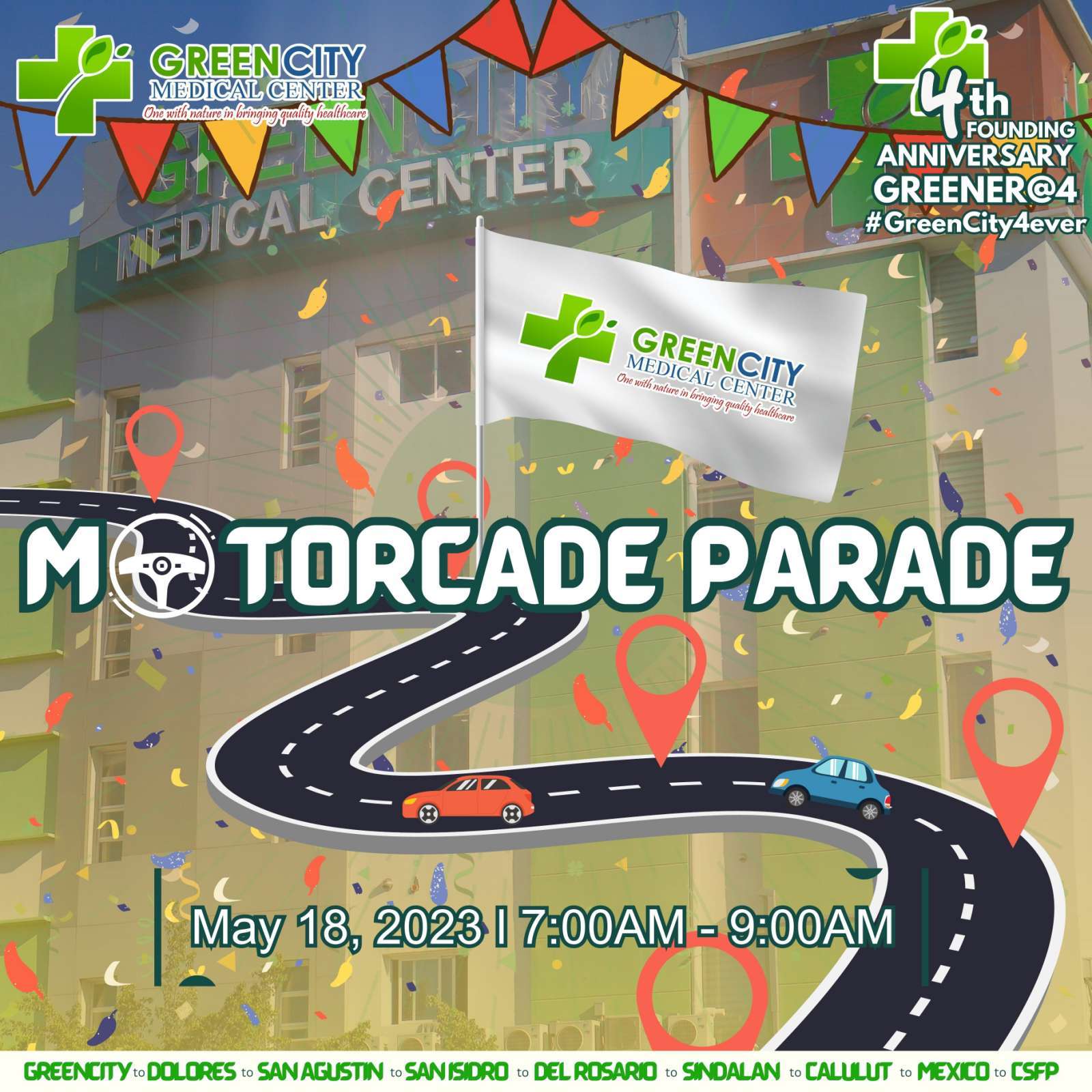 Motorcade Parade - Greencity Medical Center